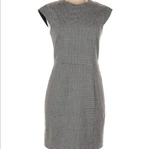 Theory Black and White Dress